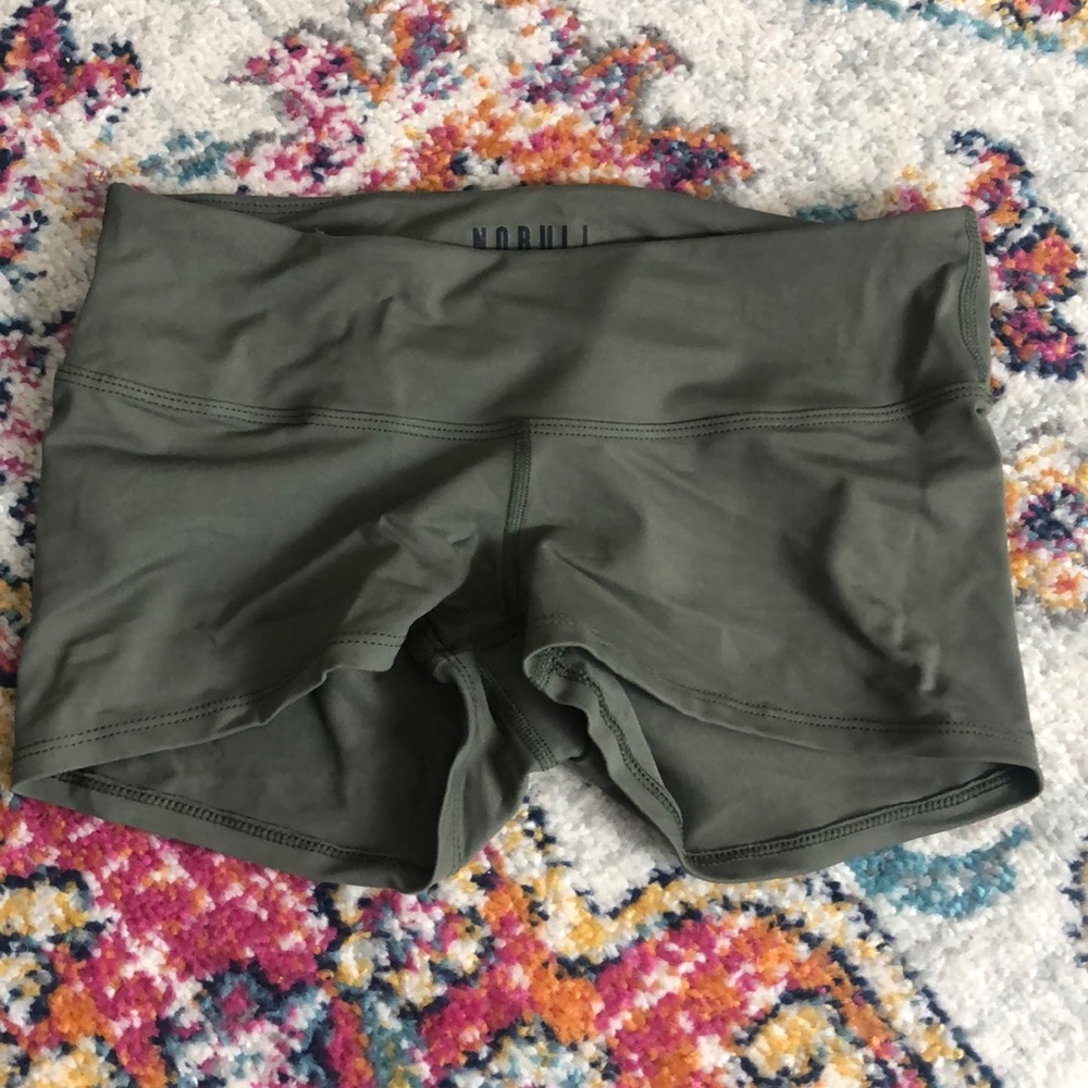NOBULL Olive Green Women's Athletic Shorts